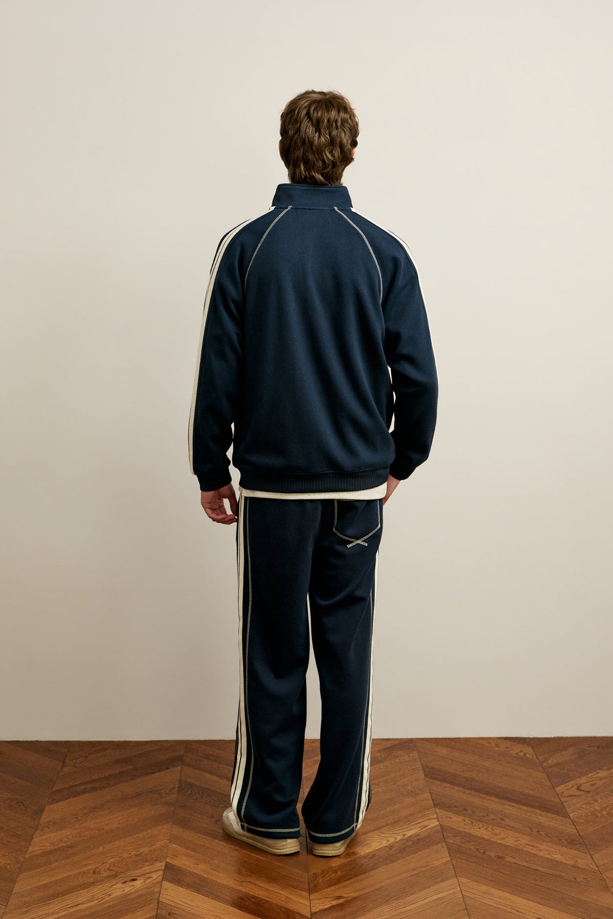 Lawton Stitch Track Zip-up Jacket