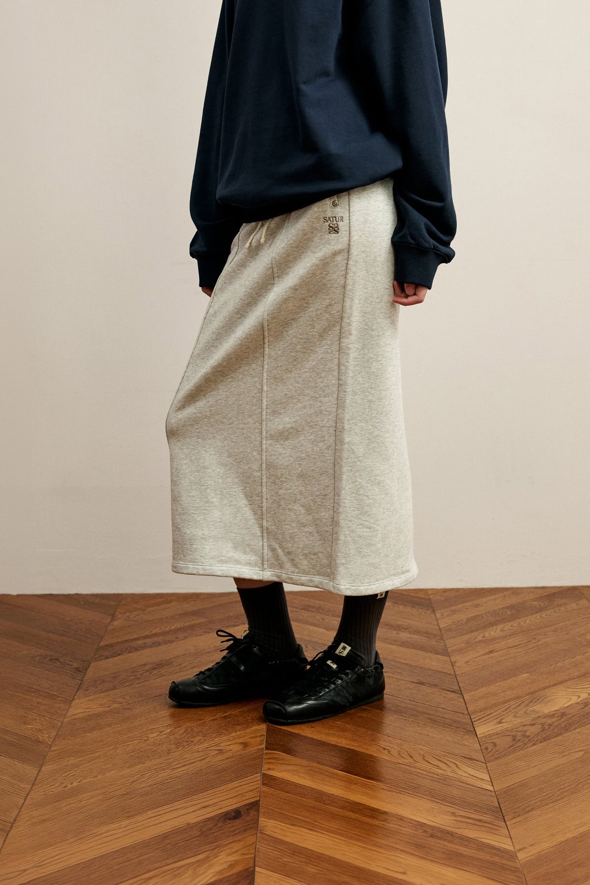 (W) Sweat Long Skirt
